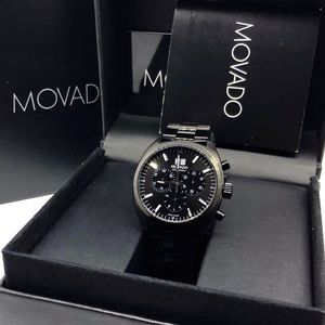 Men’s Movado Datron Blk/Blk brand new